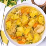 Tocana de cartofi cu piept de pui la Instant Pot