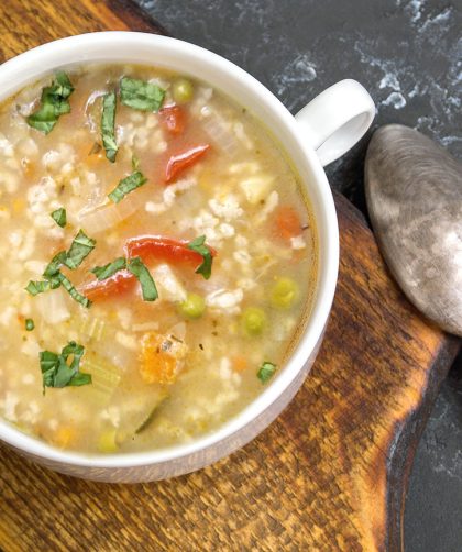 Supa minestrone cu multe legume