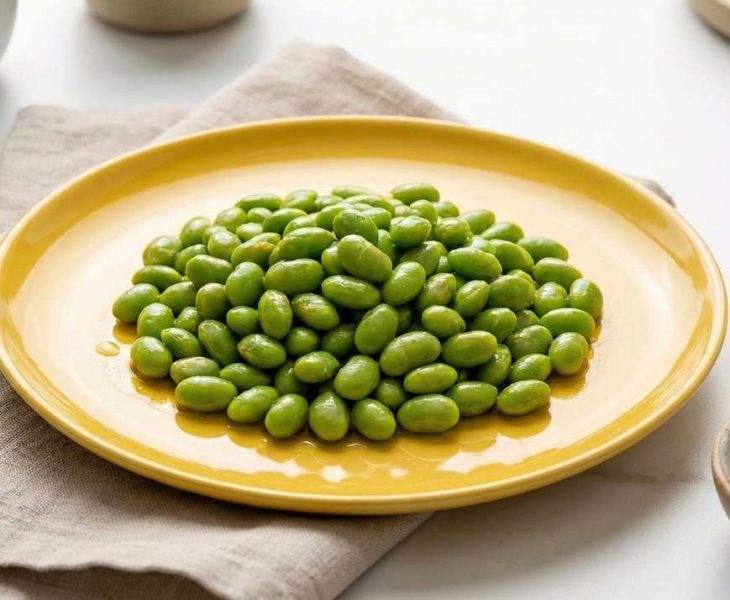 edamame inabusite gatite la abur cu ulei de masline